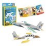 Joc Educativ STEM National Geographic puzzle 3D Avioane care se intorc la 360 grade 20 piese